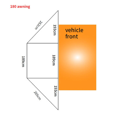 Campboss Boss Shadow 180 Awning