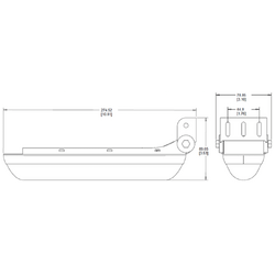 Lowrance TotalScan M/H 455/800 Transducer w/7m (24ft) Cable