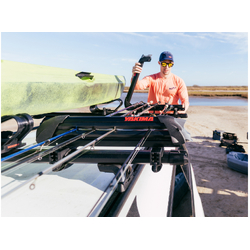 ReelDeal (Fishing rod holder for platform or crossbars)