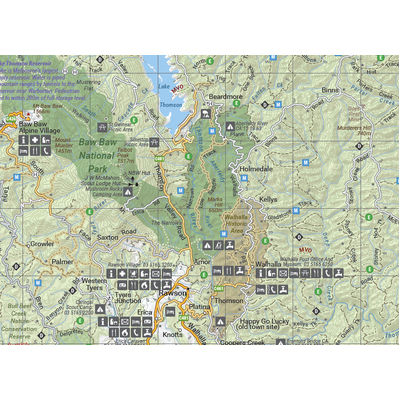 The Victorian High Country Map