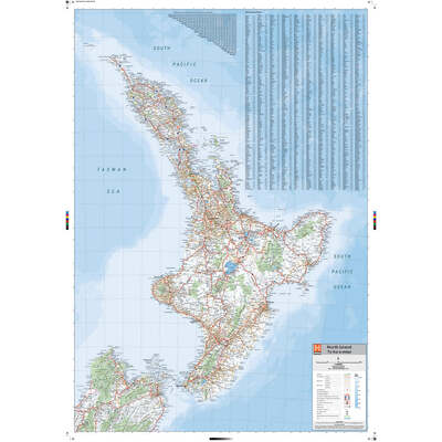 North Island New Zealand Map