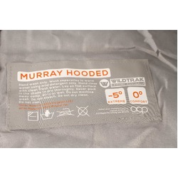 Wildtrak Murray Hooded Sleeping Bag 230 X 80Cm 0 To -5C Ac Cc3010