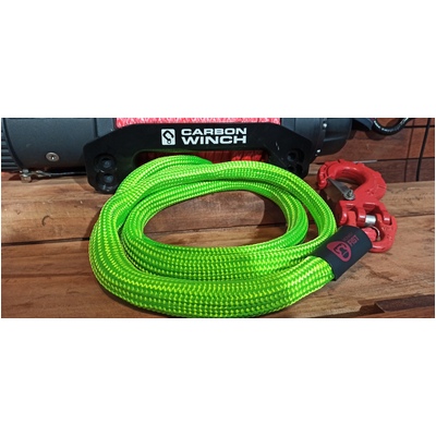 Carbon Winch Monkey Fist Coloured Rope Sheath