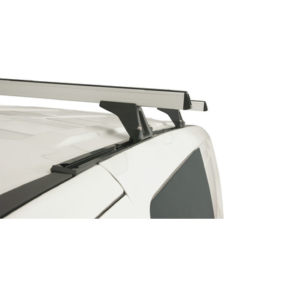 Rhino Rack Heavy Duty Rltf Silver Trackmount 2 Bar Roof Rack For Hyundai Iload 2Dr Van 08 To 21