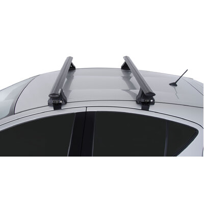 Rhino Rack Vortex 2500 Black 2 Bar Roof Rack For Toyota Prius C 5Dr Hatch 03/12 On