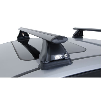 Rhino Rack Vortex 2500 Black 2 Bar Fmp Roof Rack For BMW 3 Series E92 2Dr Coupe 10/06 To 05/14