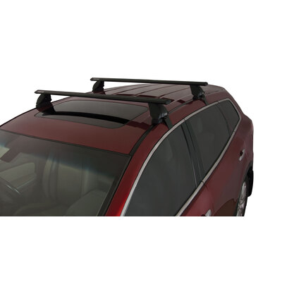 Rhino Rack Vortex 2500 Black 2 Bar Roof Rack For Mazda Cx-7 4Dr Suv 11/06 To 01/12