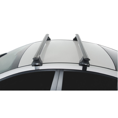 Rhino Rack Vortex 2500 Black 2 Bar Roof Rack For Hyundai Elantra 4Dr Sedan 06/11 To 01/16