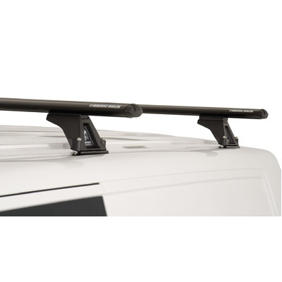 Rhino Rack Vortex Rltf Black 3 Bar Roof Rack For Volkswagen Caravelle 7H 2Dr Van Lwb (Low Roof) 04/08 To 11/15