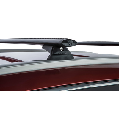 Rhino Rack Vortex Rcl Black 2 Bar Roof Rack For Honda Cr-V 5Dr Suv With Flush Rails 07/17 On