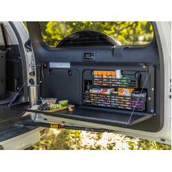 Rear Door Caddy to suit Toyota Prado 150 / Lexus GX460 [Undara Black]