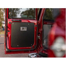 Rear Door Drop Down Table & Door Cards to suit Toyota LandCruiser 70 Wagon & Troopcarrier