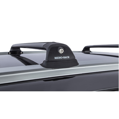 Rhino Rack Vortex Rvp Black 2 Bar Roof Rack For Honda Cr-V 5Dr Suv With Flush Rails 11/12 To 06/17