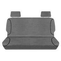 Tuff Terrain Canvas Grey Seat Covers to Suit Nissan Navara D23 NP300 Series 1/2 DX RX ST ST-X Dual Cab 03/15-10/17 REAR