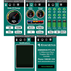 Enerdrive B-TEC 12V 400Ah Slimline Lithium Battery