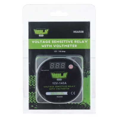 Hulk 4x4 Vsr & Voltmeter 140Amp 12V Cut In 13.3V Cut Out 12.8V