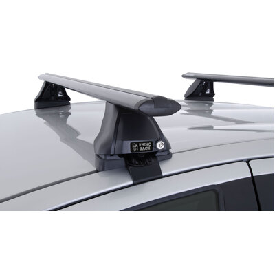 Rhino Rack Vortex 2500 Black 2 Bar Roof Rack For Toyota Prius C 5Dr Hatch 03/12 On