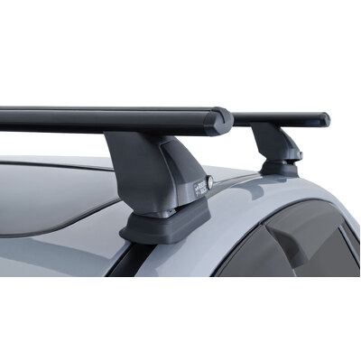 Rhino Rack Vortex 2500 Black 2 Bar Fmp Roof Rack For BMW 3 Series E92 2Dr Coupe 10/06 To 05/14