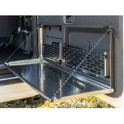 Rear Door Utensil Cage to suit Toyota Prado 120 / Lexus GX 470 [Natural Stainless]