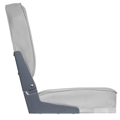 Deluxe Fold Down Seat Upholstered Grey