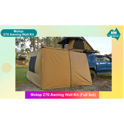 MOTOP Awning Wall Kit for 270 Freestanding Awning (Passenger side MKII)