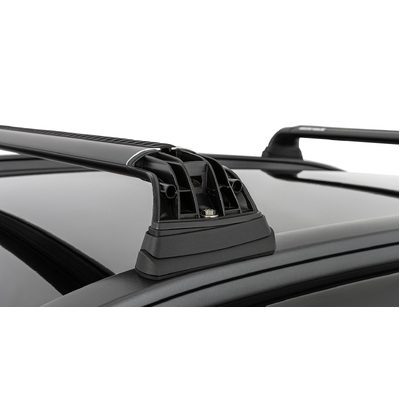 Rhino Rack Vortex Rvp Black 2 Bar Roof Rack For Hyundai Kona Gen1 5Dr Suv With Flush Rails 09/18 On