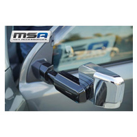 MSA Towing Mirrors to Suit Toyota Fortuner 15 - Current (Black - Electric - Indicators)