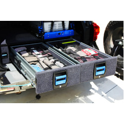 MSA Complete Dual Storage Drawer Kit To Suit Toyota Landcruiser 300 Series (2021 - Current)