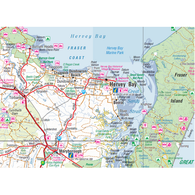 South East Queensland featuring Landcruiser Mountain Park Map