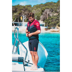 Jobe Neoprene Mens Life Jacket Burgundy Red