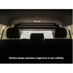 Standalone Rear Roof Shelf to suit Toyota LandCruiser LC300 [Large Side Molle Panels]