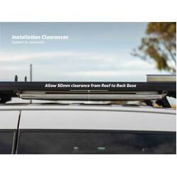 Roof Rack Table Slide Mount to suit Rhino-Rack Pioneer Platform Series 5/6 [With 10mm Backbone Spacer Kit]