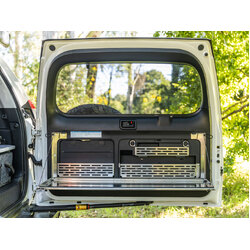 Rear Door Utensil Cage to suit Toyota Prado 150 / Lexus GX 460 [Natural Stainless]