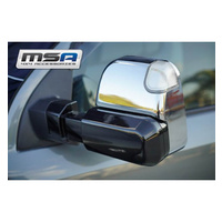 MSA Towing Mirrors to Suit Toyota Fortuner 15 - Current (Black - Electric - Indicators)