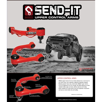 Carbon Send-It Uca - Isuzu D-Max 2012-2020 Upper Control Arms