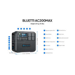 BLUETTI AC200MAX Expandable Power Station