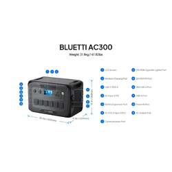 BLUETTI AC300 Inverter Module Generator | 3,000W ( Must Work With B300 )