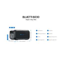 BLUETTI B230 Expansion Battery | 2,048Wh