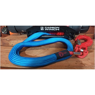 Carbon Winch Monkey Fist Coloured Rope Sheath