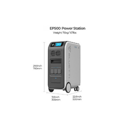 BLUETTI EP500 Solar Power Station | 2,000W 5,120Wh( Renew )