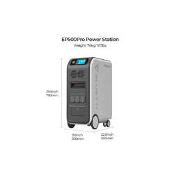 BLUETTI EP500Pro Solar Power Station | 3,000W 5,120Wh