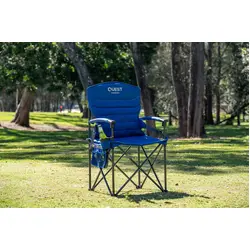 Castaway Hard Arm Camp Chair - Regal Blue