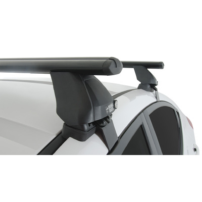 Rhino Rack Vortex 2500 Black 2 Bar Roof Rack For Hyundai Elantra 4Dr Sedan 06/11 To 01/16