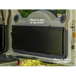 Rear Door Drop Down Table to suit Mitsubishi Pajero Gen 4 NS-NX [Undara Black]