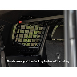 Standalone Rear Roof Shelf to suit Toyota LandCruiser LC300 [Large Side Molle Panels]