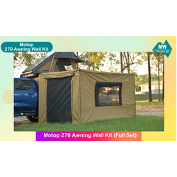 MOTOP Awning Wall Kit for 270 Freestanding Awning (Passenger side MKII)