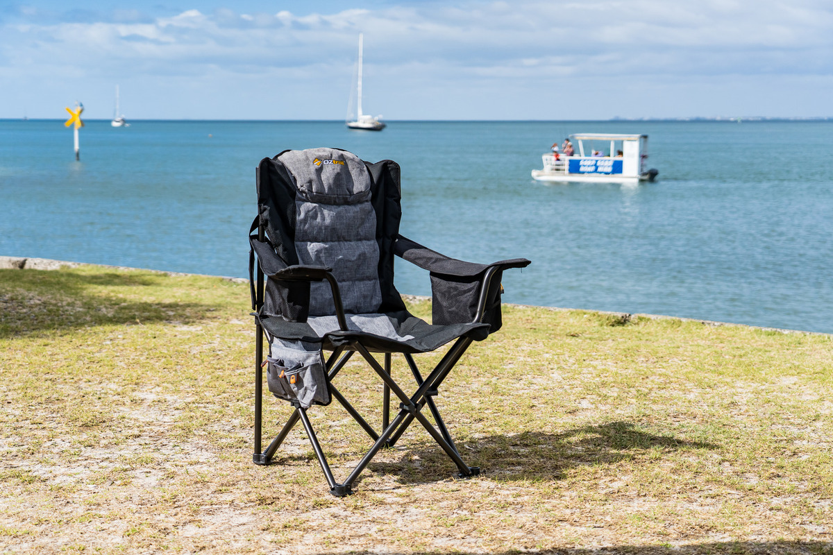 Oztrail Big Boy Arm Chair - Camping Plus - Gold Coast