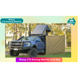 MOTOP Awning Wall Kit for 270 Freestanding Awning (Passenger side MKII)