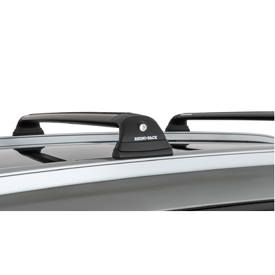 Rhino Rack Vortex Rvp Black 2 Bar Roof Rack For Hyundai Santa Fe Gen4, Tm 5Dr Suv With Flush Rails 07/18 On