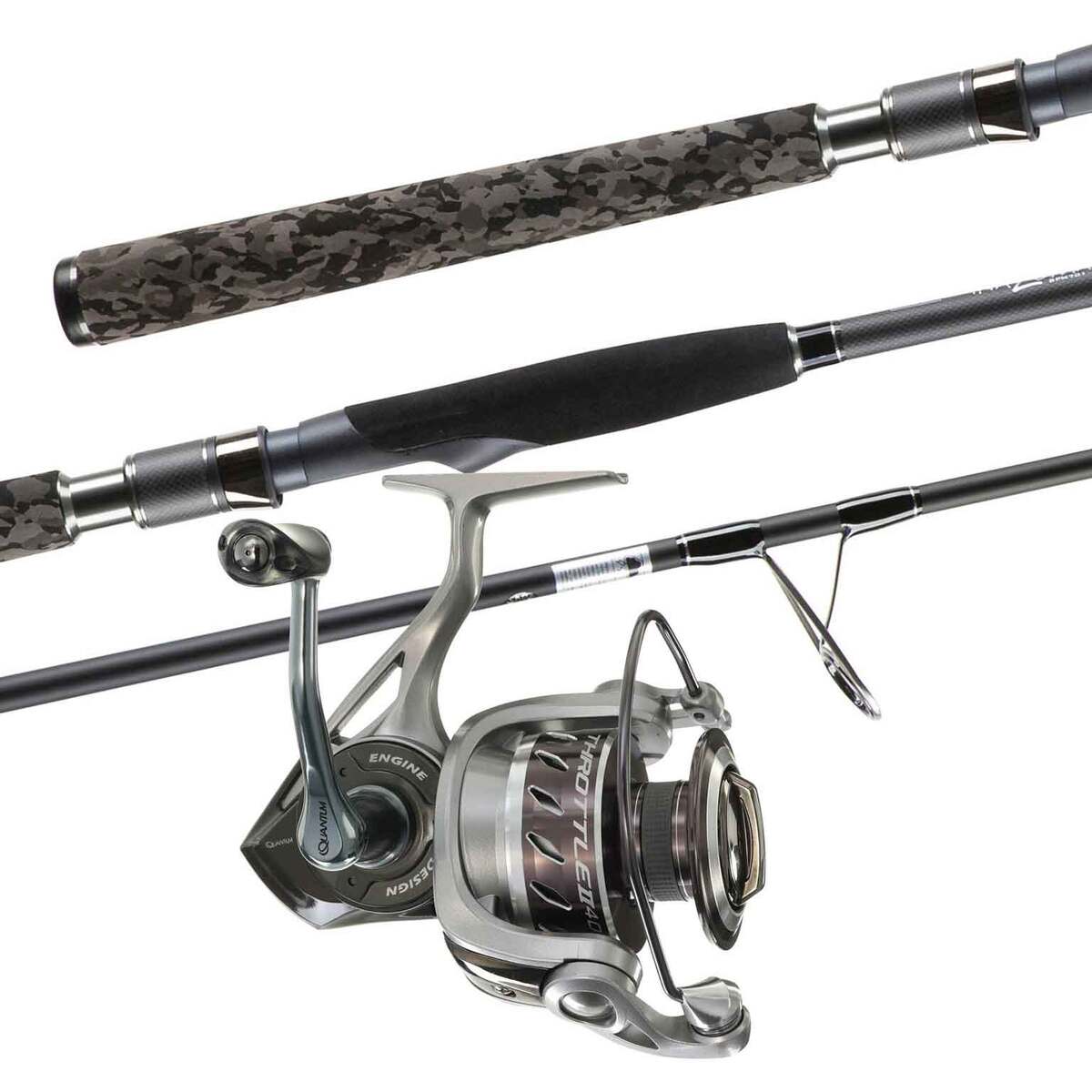 Quantum Premium Spinning Rod Drive Spin Fishing Rod Spinning Fishing  All-Round Predatory Fishing Black Silver